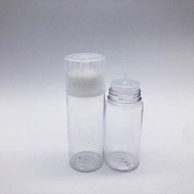 Einheitliche Druckfarbe Transparente E Flüssigkeitsflasche für transparente Verpackungen