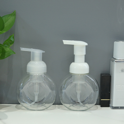 Abgabefunktion Durchsichtige Kunststoff-PET-Flasche mit Pumpenverschluss