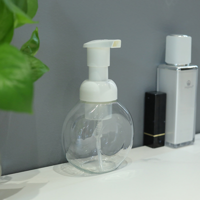 Abgabefunktion Durchsichtige Kunststoff-PET-Flasche mit Pumpenverschluss