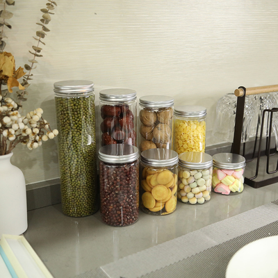 Anpassung Plastikglasbehälter mit Druck 2oz 3oz 4oz 5oz 6oz 7oz 8oz Kapazität