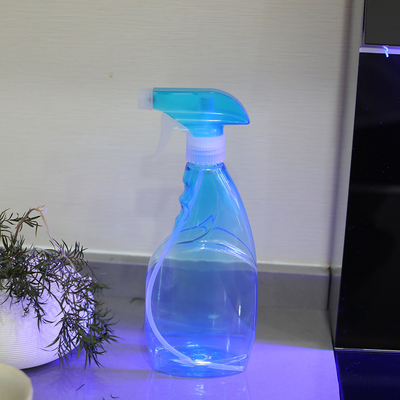 Bildschirmdruck PET Trigger Pump Flasche kundenspezifisches Logo 200ml Plastik Nebelflaschen