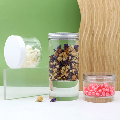 Glashersteller Großhandel leere klare 50g 60g 70g 80g 150ml 180ml 250ml 350ml 500ml 600ml 8oz 16oz 32oz Plastikglas