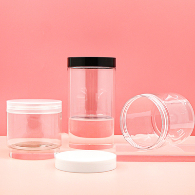 Niedriger Preis Großhandel Leer 200 ml Klares PET 500 ml 300 ml 800 ml Plastikglas Behälter für Lebensmittel-Kosmetik