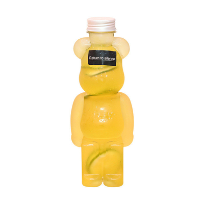Leckdichte Kunststoffflaschen für Milchtee mit Griff 120 ml-500 ml Kapazität Quadratische runde Form