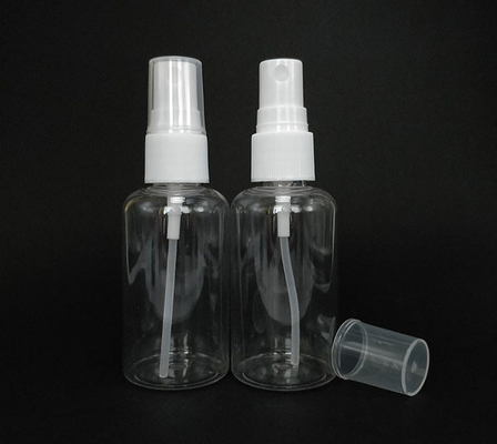 Durchsichtige runde PET-Plastikflasche Glatte Oberfläche Dauerhafte tägliche Verwendung Verschiedene Kapazitäten