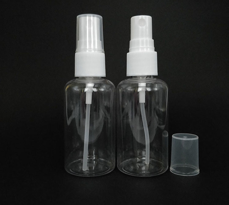 Durchsichtige runde PET-Plastikflasche Glatte Oberfläche Dauerhafte tägliche Verwendung Verschiedene Kapazitäten