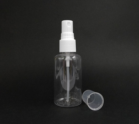 Durchsichtige runde PET-Plastikflasche Glatte Oberfläche Dauerhafte tägliche Verwendung Verschiedene Kapazitäten