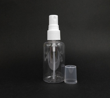 Durchsichtige runde PET-Plastikflasche Glatte Oberfläche Dauerhafte tägliche Verwendung Verschiedene Kapazitäten