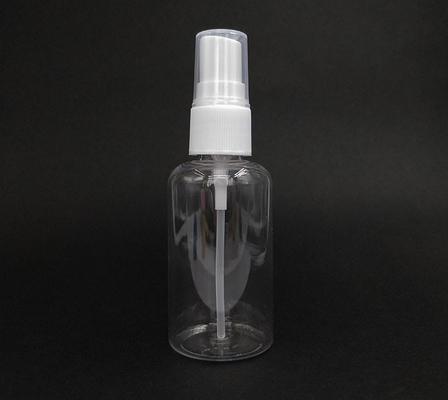 Durchsichtige runde PET-Plastikflasche Glatte Oberfläche Dauerhafte tägliche Verwendung Verschiedene Kapazitäten