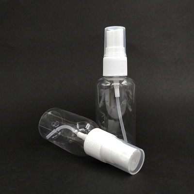 Klassische runde PET-Plastik-Sprühflaschen Glatte Oberfläche Verschiedene Kapazitäten für den täglichen Gebrauch