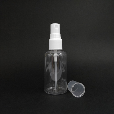 Klassische runde PET-Plastik-Sprühflaschen Glatte Oberfläche Verschiedene Kapazitäten für den täglichen Gebrauch
