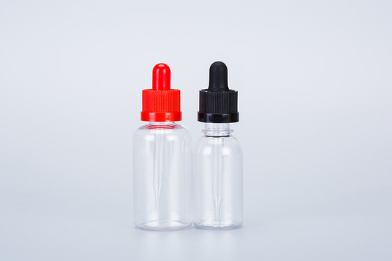 Tropffflaschen 10-120ml Glatte Schraubkappe Custom Logo Transparent Schwarz Custom