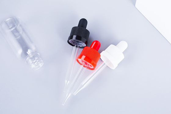 Tropffflaschen 10-120ml Glatte Schraubkappe Custom Logo Transparent Schwarz Custom