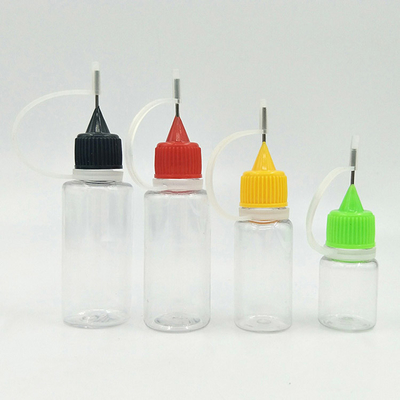 Glatte Glas-Tropffflaschen Schraubverschluss 10 ml-120 ml Transparent Schwarz Anpassen