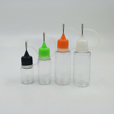 Glatte Glas-Tropffflaschen Schraubverschluss 10 ml-120 ml Transparent Schwarz Anpassen