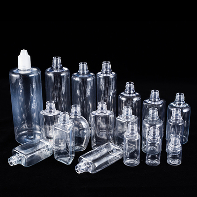 Anpassungsfähige Glas-Flüssigkeitstropfenflaschen in verschiedenen Größen Transparentes schwarzes Design