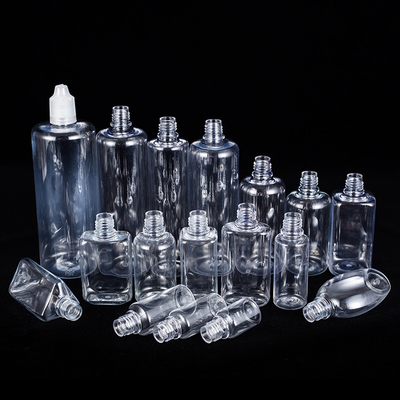 Anpassungsfähige Glas-Flüssigkeitstropfenflaschen in verschiedenen Größen Transparentes schwarzes Design