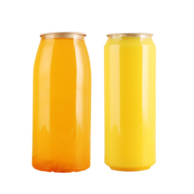 Anpassungsfähige klare Milchteeflaschen mit Griff 120 ml bis 500 ml Kapazität Quadratische runde Form