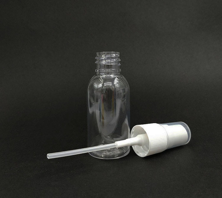 Durchsichtige PET-Plastik-Sprühflaschen für den täglichen Gebrauch mit langlebiger glatter Oberfläche
