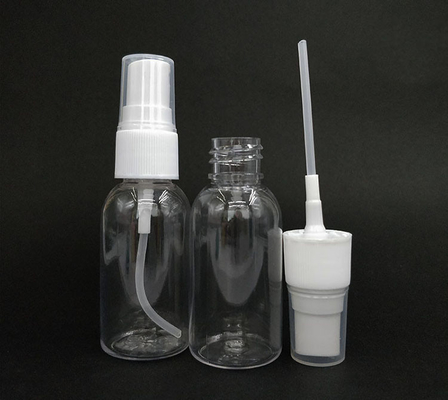 Durchsichtige PET-Plastik-Sprühflaschen für den täglichen Gebrauch mit langlebiger glatter Oberfläche