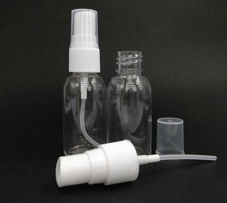 Durchsichtige PET-Plastik-Sprühflaschen für den täglichen Gebrauch mit langlebiger glatter Oberfläche