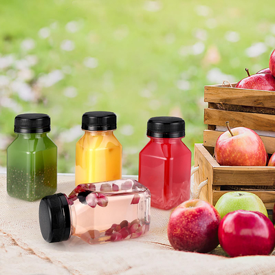 Durchsichtige moderne Milchteeflaschen mit Griffe anpassbare Farbe Verschiedene Kapazitäten