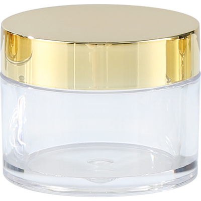 Custom Logo Kosmetikglas mit glatter Oberfläche Transparent Custom Farbe Druckempfindliche Dichtung