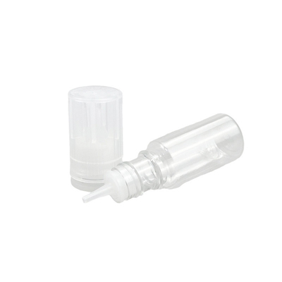 Kindersichere transparente PET-Flüssigkeits-Tropffflasche / E-Flüssigkeitsflasche mit Schraubkappe