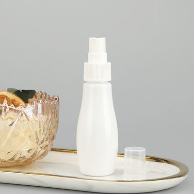 Glatte, runde, transparente PET-Sprayflasche mit klassischem Design