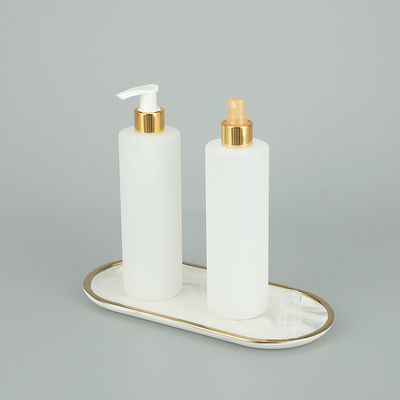 Glatte, runde, transparente PET-Plastik-Sprayflasche, ideal für den täglichen Gebrauch mit klassischem Design