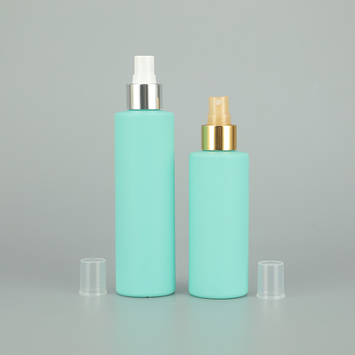 Glatte, runde, transparente PET-Plastik-Sprayflasche, ideal für den täglichen Gebrauch mit klassischem Design