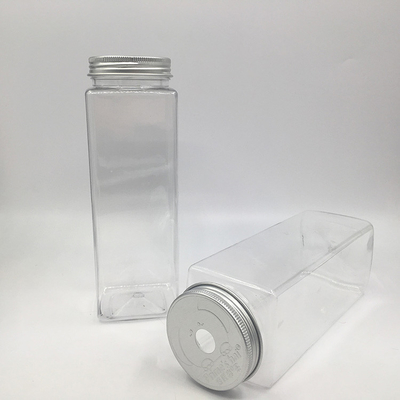 Isolierte Milch-Teeflaschen mit Schraube am Deckel - Quadratisch rundes Design für Getränke Saft Tee Wasser Trinken