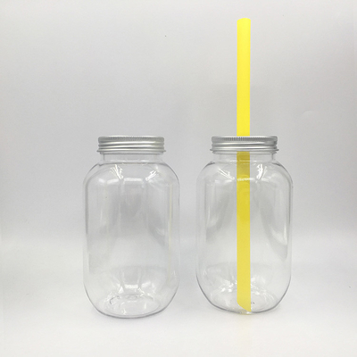 Lecksicher Milchtee Flaschen 120 ml 250 ml 350 ml 500 ml Klar Quadrat Rundflaschen mit Schraube auf dem Deckel
