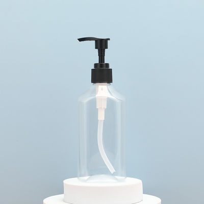 Flaschenkapazität 250 ml Kunststofflotionsflaschen Klar mit Kunststoff-UV-elektroplatiertem Deckelmaterial