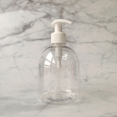 Runde PETG-Shampoo-Pumpenflasche 118 mm für Kosmetika