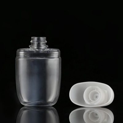 Runde PET-Pump Shampoo Flasche mit anpassbarem Logo und recycelbarem Merkmal