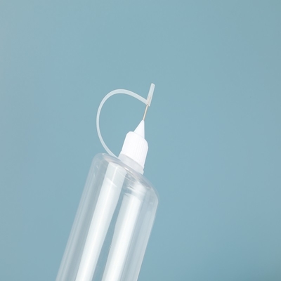 10-100ml PET Kindersichere E Flüssigkeitsflaschen Transparente runde Form mit individuellem Logo