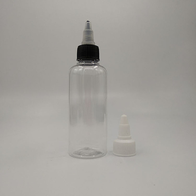 Durchsichtige Plastikflaschen mit Schraubenoberfläche in 15 ml-100 ml Kapazität für individuelle Dichtungen