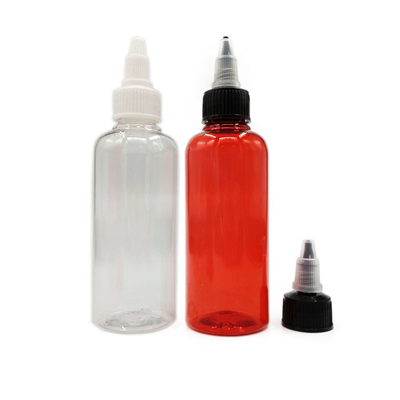 Durchsichtige Plastikflaschen mit Schraubenoberfläche in 15 ml-100 ml Kapazität für individuelle Dichtungen