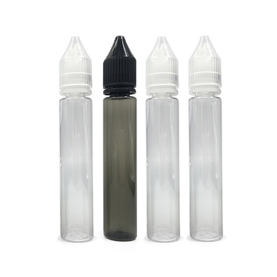 E Flüssigkeit Kinderdichte Schraubkappen Flaschen kundenspezifischer Druck 10ml-100ml Kapazität