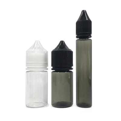 E Flüssigkeit Kinderdichte Schraubkappen Flaschen kundenspezifischer Druck 10ml-100ml Kapazität