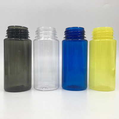 Maßgeschneiderte Round E Flüssigkeitsflasche mit Kinderschutz Hals Transparent Farbbildschirm gedruckt Logo