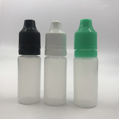 Transparente, schwarze, individuell angepasste Tropffflaschen 10 ml-120 ml Glatte Oberfläche für die Lagerung von Flüssigkeiten