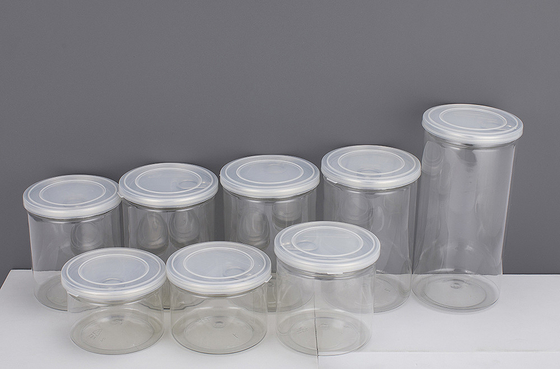 Kunststoffglasbehälter mit Aluminiumdeckel und druckempfindlicher Versiegelungstechnologie