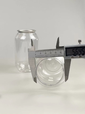 Persönlich angepasste durchsichtige Kosmetik-Glas mit glattem Oberflächendruck