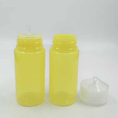 100 ml transparente runde E Flüssigflasche mit kindersicherer Schraubkappe