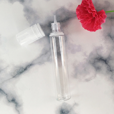 10 ml 15 ml 30 ml 60 ml 80 ml 100 ml Transparente Schraubkappe Flüssigkeitsflaschen mit rundem Umfang