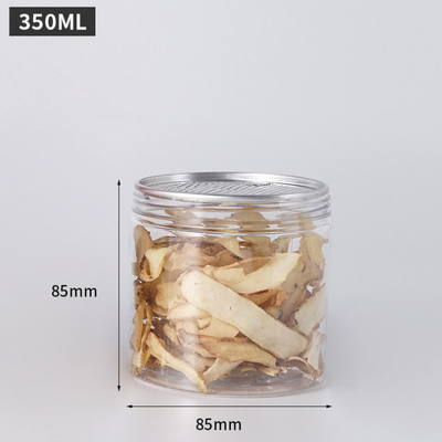 Anpassbare Plastikglasbehälter mit 2oz-8oz Kapazität Transparent/Anpassung Druck und Deckel Optionen
