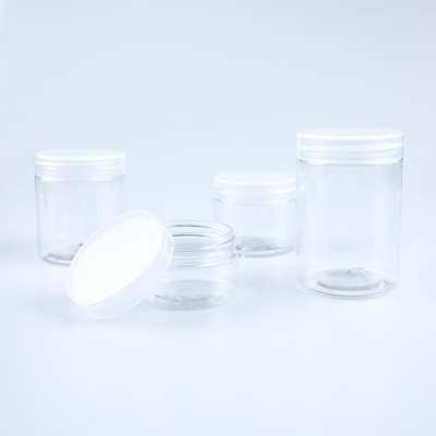 Anpassbares Logo 8oz Plastikglasbehälter mit transparenten Deckeln für verschiedene Lagerungsanforderungen