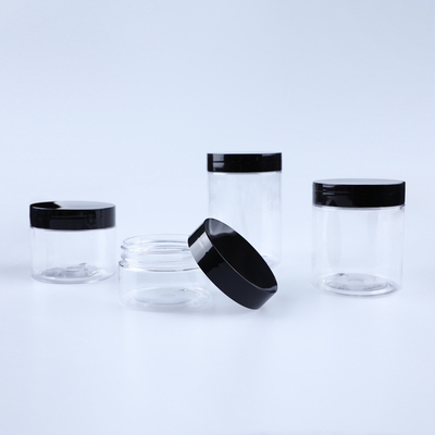Anpassbares Logo 8oz Plastikglasbehälter mit transparenten Deckeln für verschiedene Lagerungsanforderungen